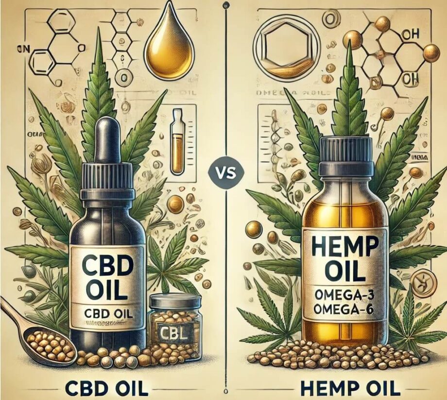 CBD Olie vs. Hennepolie